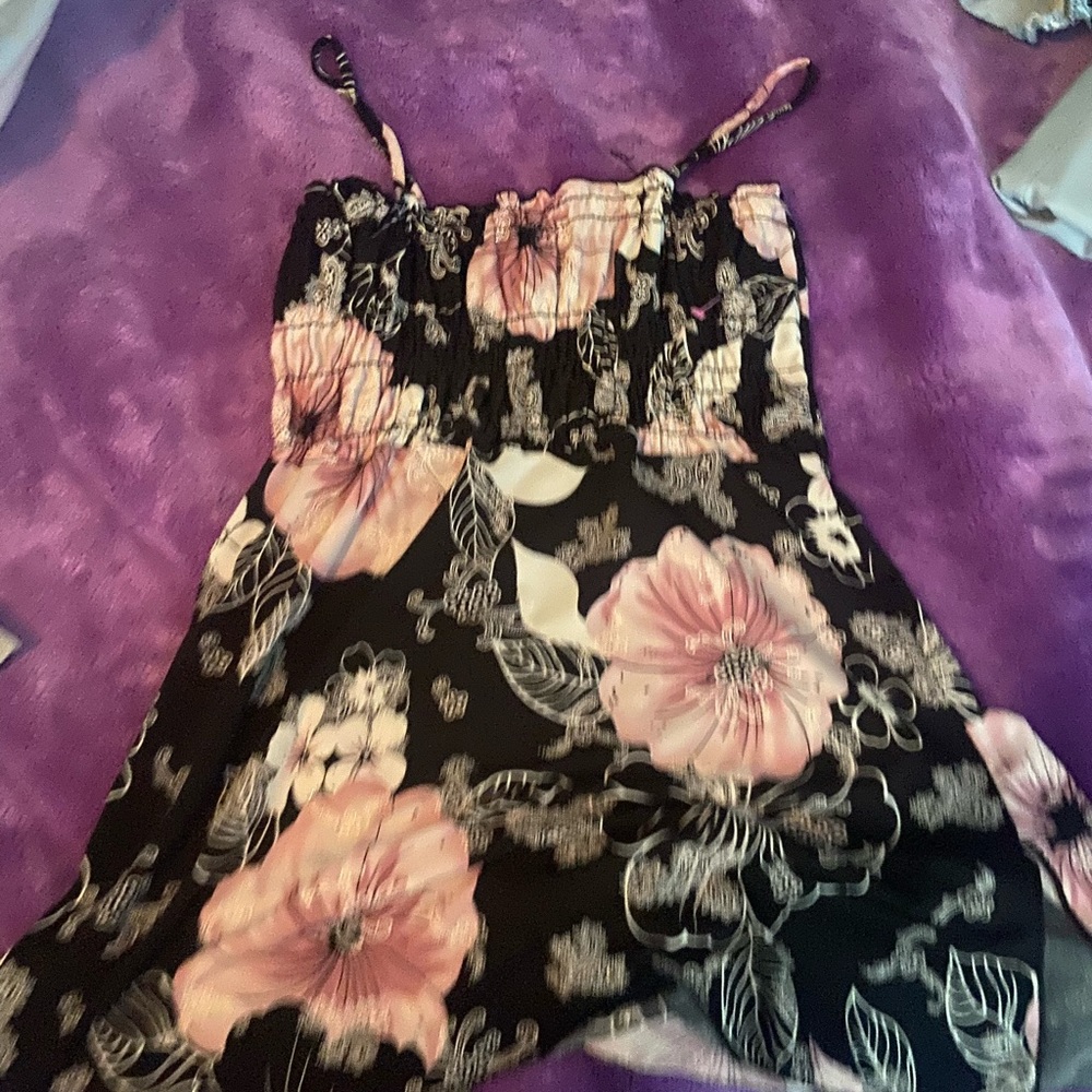 A Floral dress